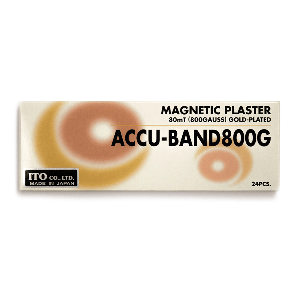Acu Band 800 Gauss – Gold-Plated Magnetic Patches (24 pcs)