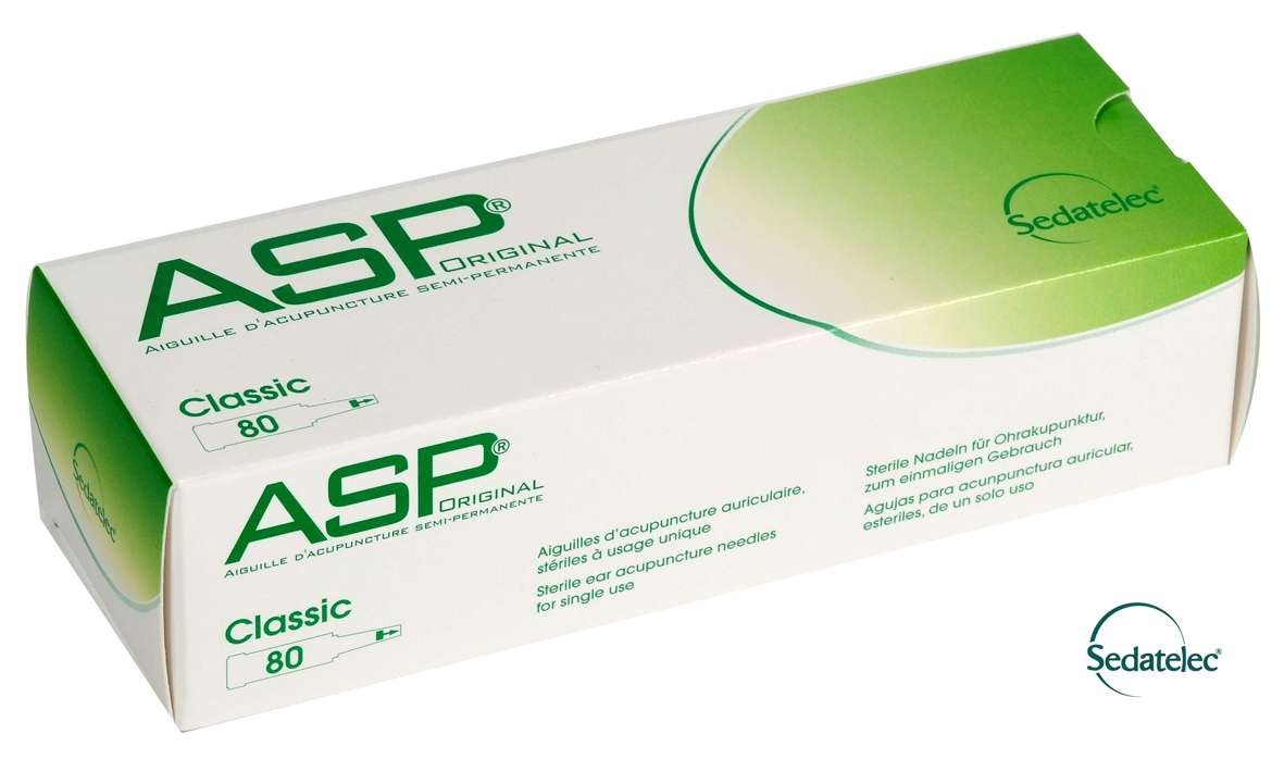 ASP Original Classic – Semi-Permanent Auricular Needles (80 pcs)